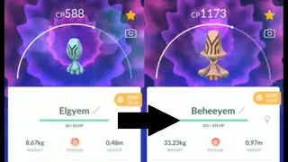 ELGYEM EVOLUTION INTO BEHEEYEM IN POKEMON GO ! Trainer Ari