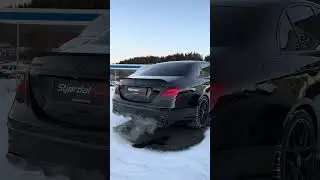 Mercedes E63S AMG -20 CELSIUS ENGINE SOUND  #mercedesamg #e63s #amg #mercedes  #shorts #subscribe