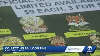 Balloon Fiesta pins become a popular commodity during the Albuquerque International Balloon Fiesta