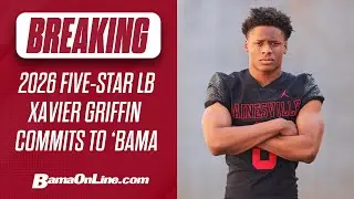 Alabama lands ANOTHER 5-star commitment in Xavier Griffin! Tide recruiting on fire!