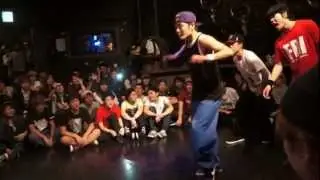 20121112 He@rt Beat LOCK crew battle　AFRO⑨A vs　ゴリラ　延長