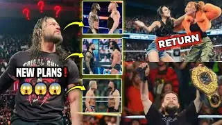 ROMAN REIGNS WRESTLEMANIA PLANS CANCEL 😳😱 || AJ LEE RETURN ||   BRON BREAKER SUSPENSION || WWE ||
