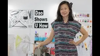 How to Make a Simple Dress: No Pattern, No Serger.