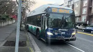 Sound Transit Route 550 Action @ 110th Ave NE & NE 10th Street 12/26/25