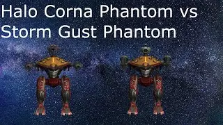 Phantom Halo Corona vs Phantom Storm Gust. War Robots Test Server.
