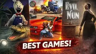Next level gaming, Evil Nun, Ice Scream 3, and Grand Police 👮, horror, evil _nun, ice_scream