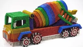 How To Make Mini Magnetic Truck From Round Magnet Balls | Satisfying Build |kidzyroo video