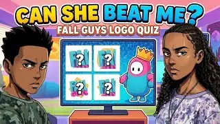 Can my sister beat me at Fall Guys logo quiz?