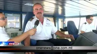 Il-ħidma tal-kaptan fuq il-vapur tal-Gozo Channel.