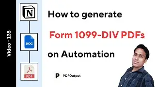 Form 1099 DIV PDF (How to turn Notion Database to PDFs using Forms)