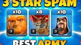 Best th4 (Town Hall 4) Giant Balloon Attack Strategy (2024) | th4 Attack Strategy | clash of clans