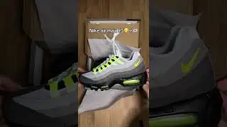 👀Unboxing NIKE AIR MAX 95  #sneakers #snkrsday #basketballshoes