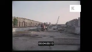 1960s London Rundown Victorian Housing, Bomb Site, HD from 35mm