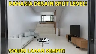 Rumah Split Level di Lahan Sempit! Solusi Cerdas & Estetik!