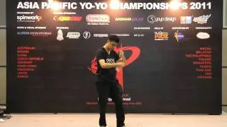 AP11: 1A Qualifiers 6th - Malcolm Chiu(SG) - Asia Pacific Yo-yo Championships 2011