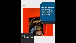 #Soluci&oacute;n &iquest;COMO HACEMOS ESTA BAJADA DE EMERGENCIA DE ESTA PLATAFORMA ELEVADORA?