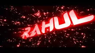 3D Name Intro । R A H U L