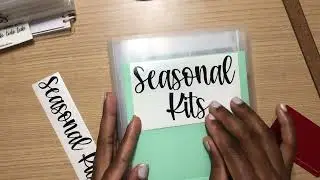 Weekly Planner Kit Organization Part 2: Customizing Sticker Albums!