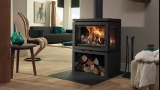 Dik Geurts Vidar Triple 3-Sided Wood Burning Stove