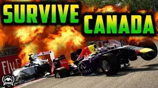 SURVIVE CANADA - Realistic Damage F1 2014 (F1 2015 MOD)