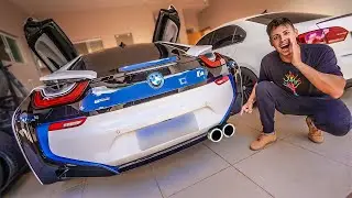 VOU DEIXAR MINHA BMW I8 SÓ O CANO !!!
