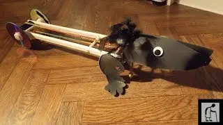 Let's try to make a rubber band powered CrawlerBot #4