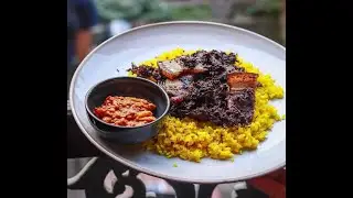 Pork Yangben (edible lichen) / Traditional Dish of Limbu Community