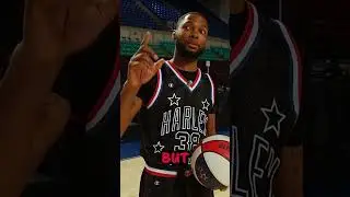 Handyman Hal learns what a windmill dunk is from the Harlem Globetrotters!