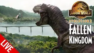 FALLEN KINGDOM CHAOS THEORY MODE (Full Live Playthrough) | Jurassic World Evolution 2