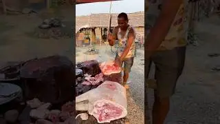 PORK MEAT MARKET IN NEPAL 🐖🇳🇵full video link👉#shorts#porkcutting#nepalimarket#nambindb #