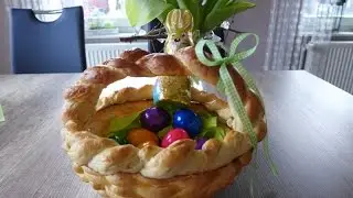 Thermomix TM 5 - Osterkorb backen - mit Hindernissen, Ostern