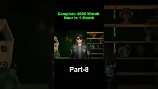 Complete 4000 Watch Hour In 1 Month / How To Complete 4000 Hour Watch Time Fast Credits-Tube(Youtube