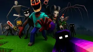 Coloquei armas para me ajudar a sobreviver com 500 mods de terror em uma montanha de cerejeiras