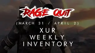 Xur Weekly Inventory (March 31-April 2)