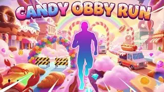CANDY OBBY RUN 🍫 Roblox Style Parkour | Immersive Interactive Warm Up | Viral Game #1 