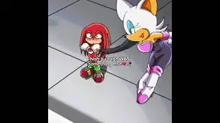 Their chemistry was different here #sonicmemes #knuxouge #sonicx #knucklestheechidna #rougethebat