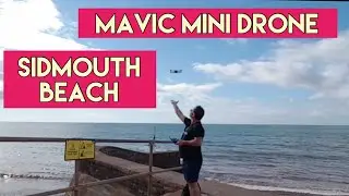 Sidmouth Beach UK 2020 - Mavic Mini Drone