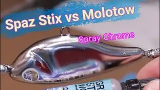 Molotow vs Spaz Stix, Testing spray on chrome