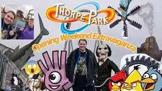 Thorpe Park opening weekend extravaganza! Thorpe Park Vlog March 2023