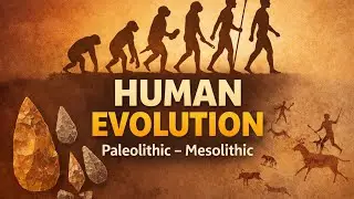 Human Evolution & Stone Age Explained | Paleolithic to Mesolithic Class 6 Ancient History Malayalam 