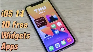 iOS 14 - 10 Amazing FREE Widgets You Should Have!
