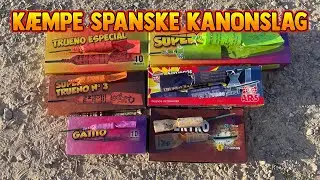 TEST AF K&AElig;MPE SPANSKE KANONSLAG - LAS FALLAS 2023