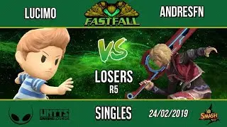 [Fastfall III] Lucimo (Lucas, Pacman) vs AndresFn (Shulk) Losers R5 - SSBU