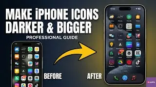 iPhone Icon Customization: Dark Mode + Bigger or Smaller Icons