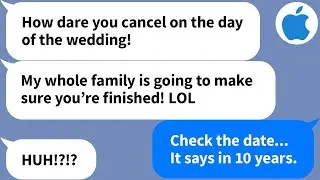 522【Apple】My step sister is mad when I don't show up at her wedding, but the date of the invitation