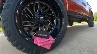 Coating Fuel Wheels with Ceramic Pro Top Coat. Ceramic Coating Ford F-150