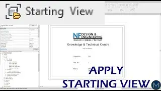 Applying Starting View for Revit File