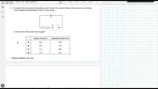 Wire Resistance || Ohm's Law || Electrical Circuit