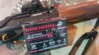 Тестирование патронов Remington 11-87 Turkey Pattern с патронами Winchester Longbeard XR 3 дюйма, 1-3/4 унции №5 и чоком Kicks .655