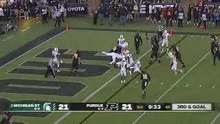 King Doerue touchdown run gives Purdue the lead